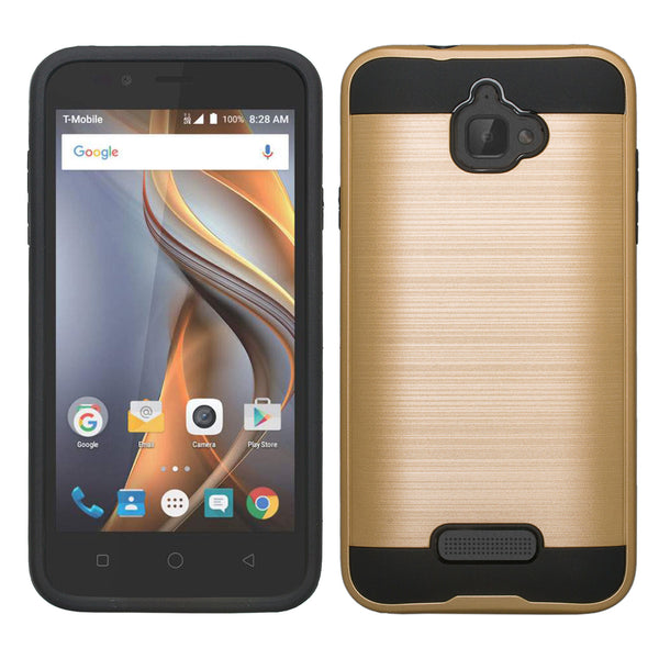 coolpad catalyst case cover - brush gold - www.coverlabusa.com