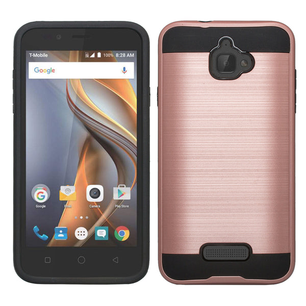 coolpad catalyst case cover - brush rose gold - www.coverlabusa.com