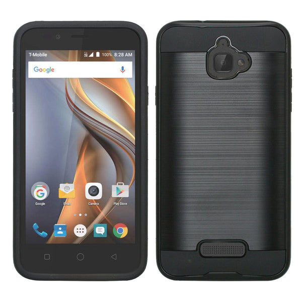 coolpad catalyst case cover - brush black - www.coverlabusa.com