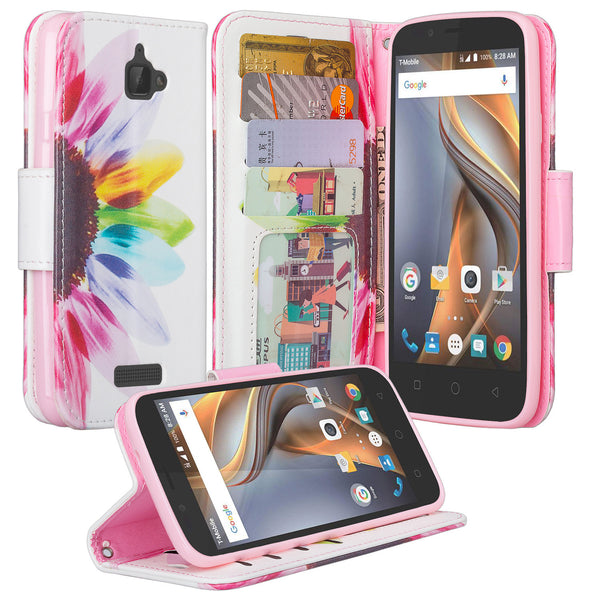 coolpad catalyst wallet case - vivid sunflower - www.coverlabusa.com