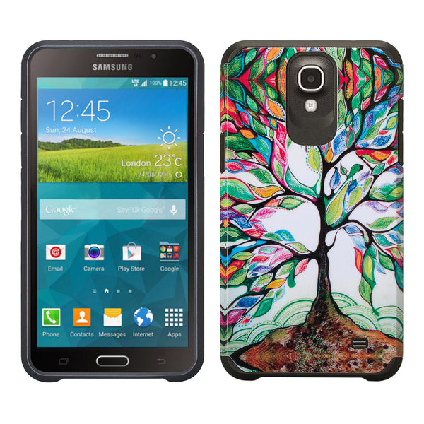 samsung galaxy mega2 hybrid case - colorful tree - www.coverlabusa.com