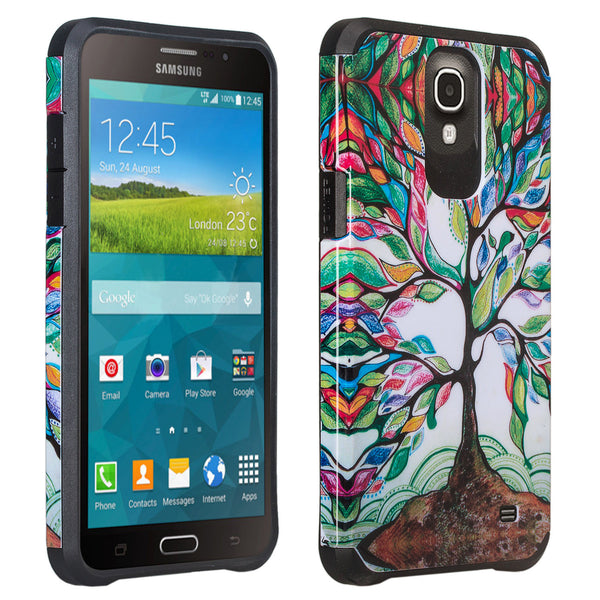 samsung galaxy mega2 hybrid case - colorful tree - www.coverlabusa.com