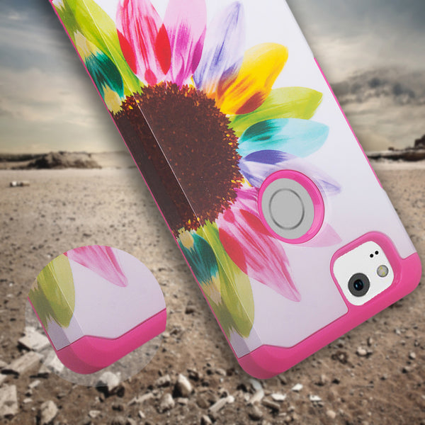 google pixel 2 xl hybrid case - vivid sunflower - www.coverlabusa.com