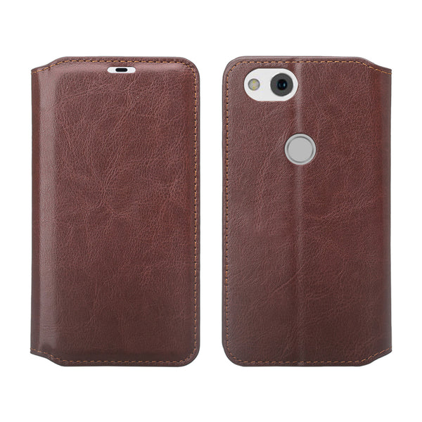 Google Pixel 2 XL Wallet Case - brown - www.coverlabusa.com