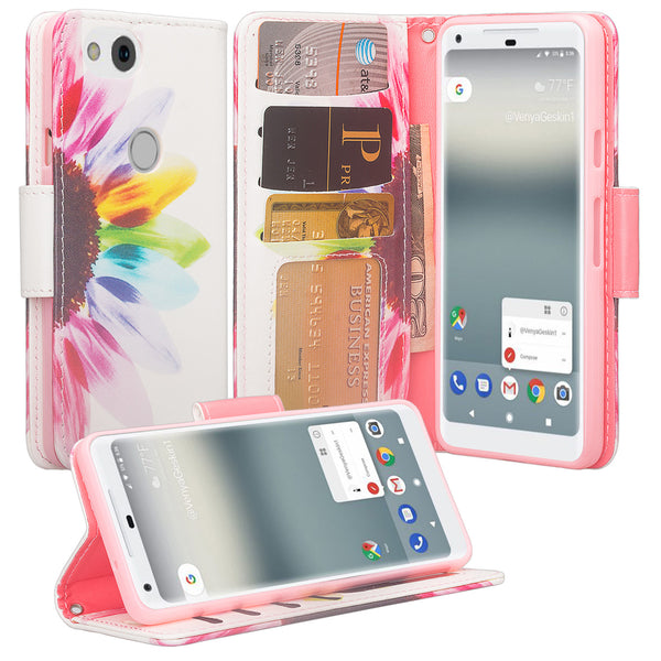 Google Pixel 2 Wallet Case - vivid sunflower - www.coverlabusa.com
