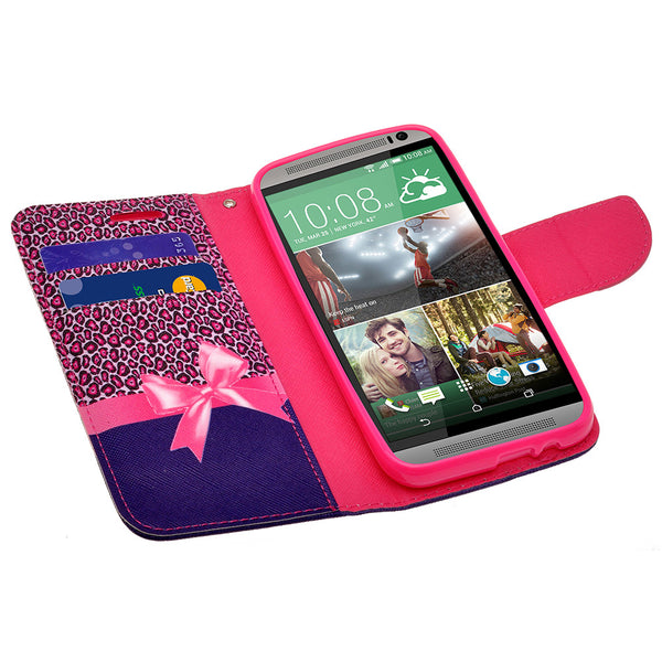 HTC One M9 wallet case - Cheetah Prints - www.coverlabusa.com