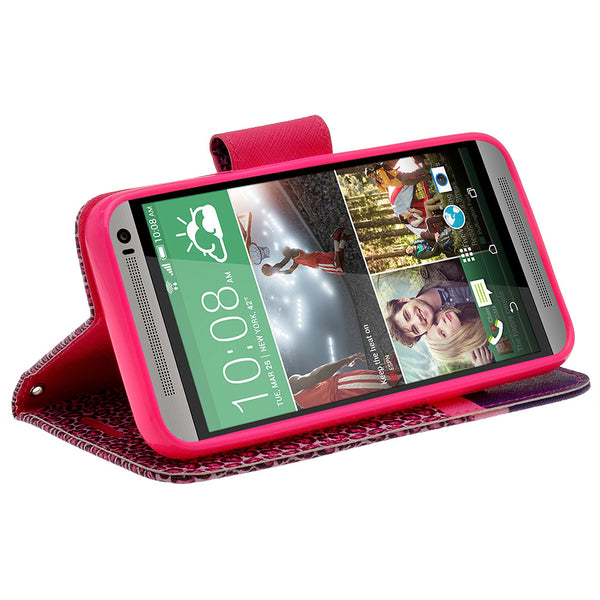 HTC One M9 wallet case - Cheetah Prints - www.coverlabusa.com