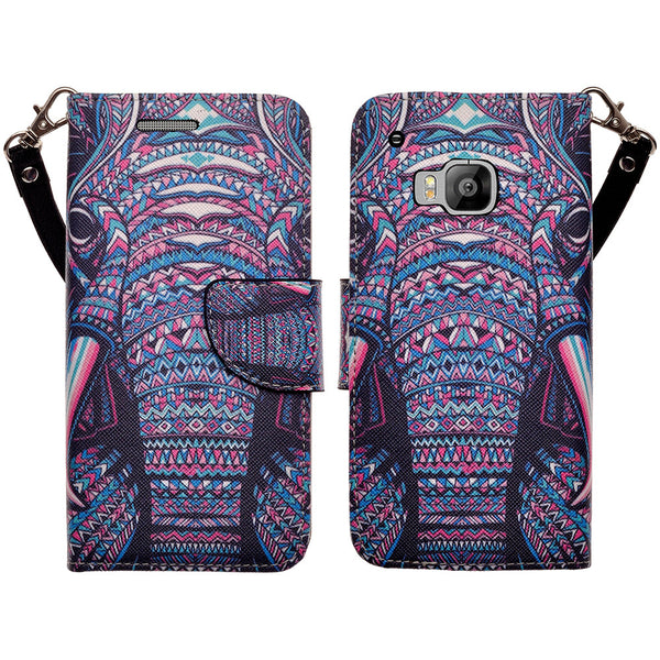 HTC One M9 wallet case - Tribal Elephant - www.coverlabusa.com