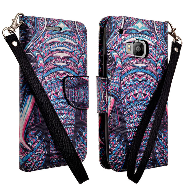 HTC One M9 wallet case - Tribal Elephant - www.coverlabusa.com
