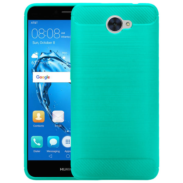 Huawei Ascend XT 2 Case, Slim [Shock Resistant] TPU Case Cover for Huawei Ascend XT 2 - Brush Teal