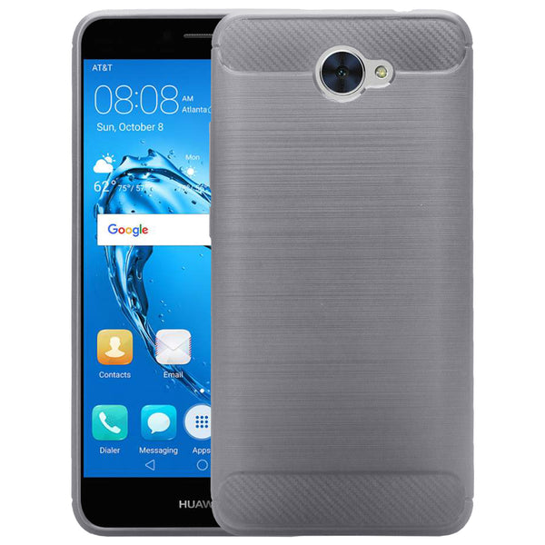 Huawei Ascend XT 2 Case, Slim [Shock Resistant] TPU Case Cover for Huawei Ascend XT 2 - Brush Grey