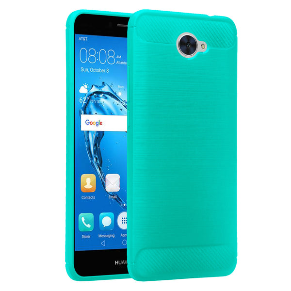 Huawei Ascend XT 2 Case, Slim [Shock Resistant] TPU Case Cover for Huawei Ascend XT 2 - Brush Teal
