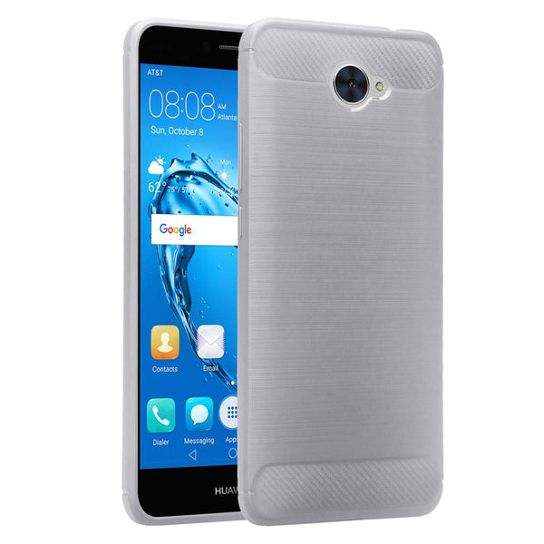 Huawei Ascend XT 2 Case, Slim [Shock Resistant] TPU Case Cover for Huawei Ascend XT 2 - Brush Grey