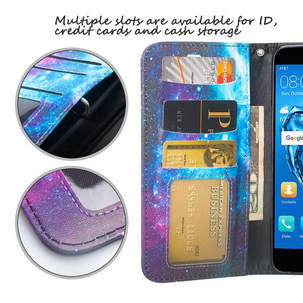 Huawei Ascend XT 2 Wallet Case - Cosmos - www.coverlabusa.com