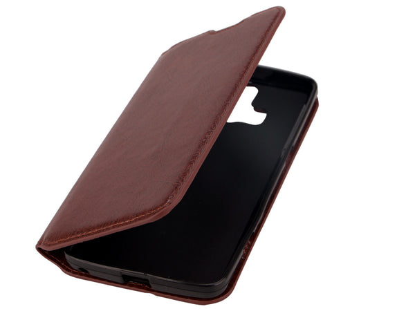 ZTE Axon Pro Wallet Case - brown - www.coverlabusa.com