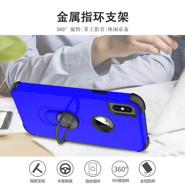 apple iphone xs max sgp ring - blue/black - www.coverlabusa.com