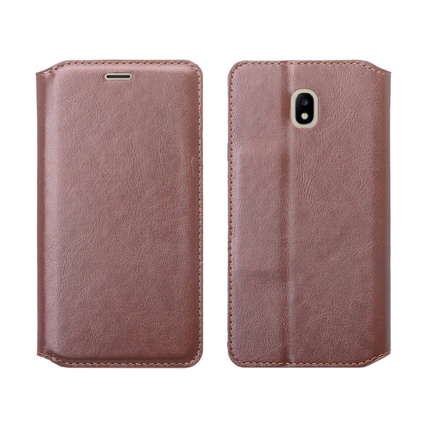 Samsung Galaxy J3 2018 Wallet Case - brown - www.coverlabusa.com