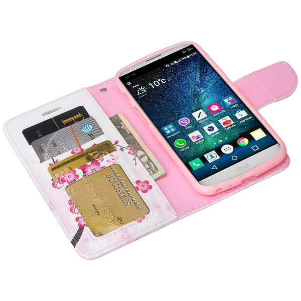 LG V9 Wallet Case - cherry blossom - www.coverlabusa.com