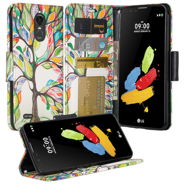 lg stylo 3 wallet case - vibrant tree - www.coverlabusa.com