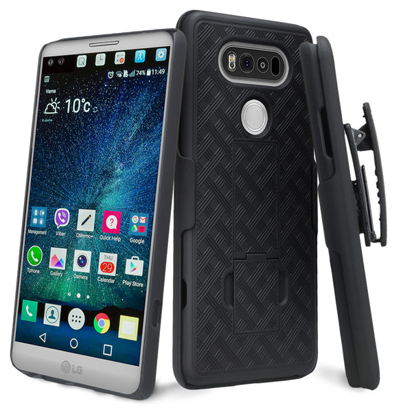 LG V 20 case, V20 holster shell combo case - www.coverlabusa.com