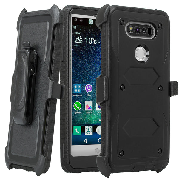 V20 case, v20 holster shell | heavy duty | black