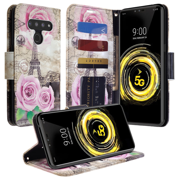LG G8 ThinQ Wallet Case - paris - www.coverlabusa.com