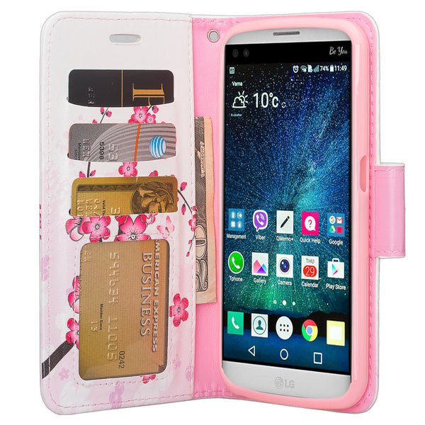 LG V9 Wallet Case - cherry blossom - www.coverlabusa.com