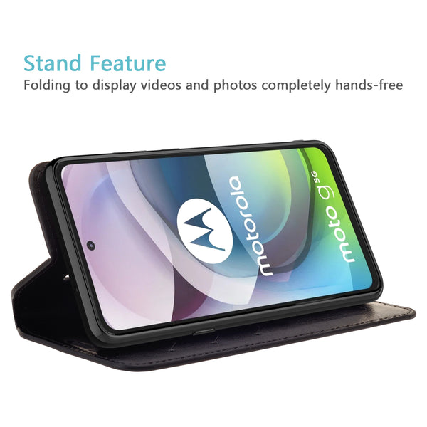 motorola one 5g ace wallet case - black - www.coverlabusa.com