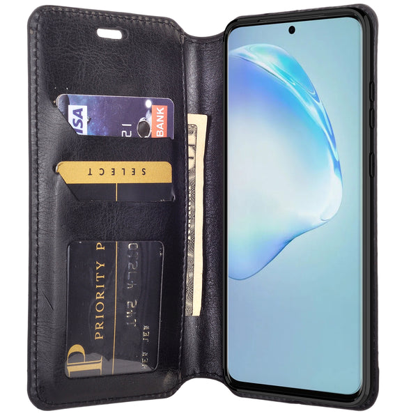 samsung galaxy s20 wallet case - black - www.coverlabusa.com