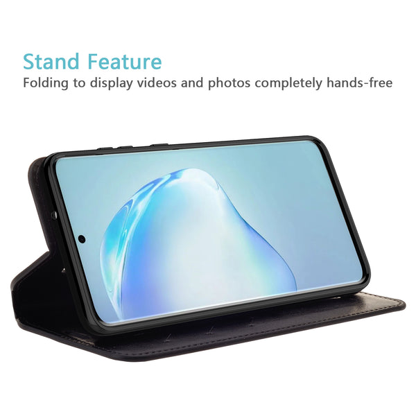 samsung galaxy s20 wallet case - black - www.coverlabusa.com