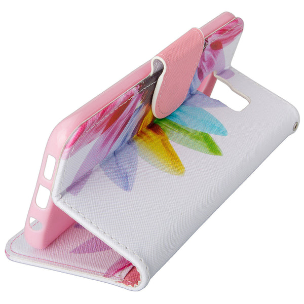 galaxy S6 Edge Plus cover, galaxy S6 Edge Plus wallet case - Vivid Sunflower - www.coverlabusa.com