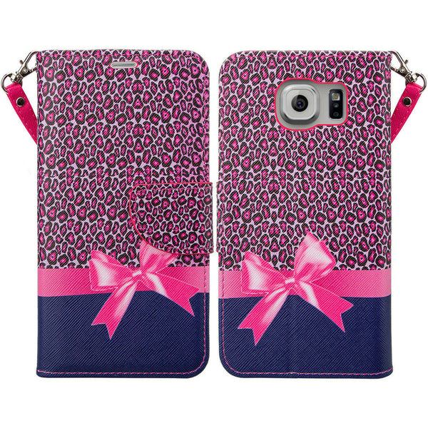 galaxy S6 Edge Plus cover, galaxy S6 Edge Plus wallet case - Cheetah Prints - www.coverlabusa.com