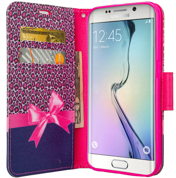 galaxy S6 Edge Plus cover, galaxy S6 Edge Plus wallet case - Cheetah Prints - www.coverlabusa.com