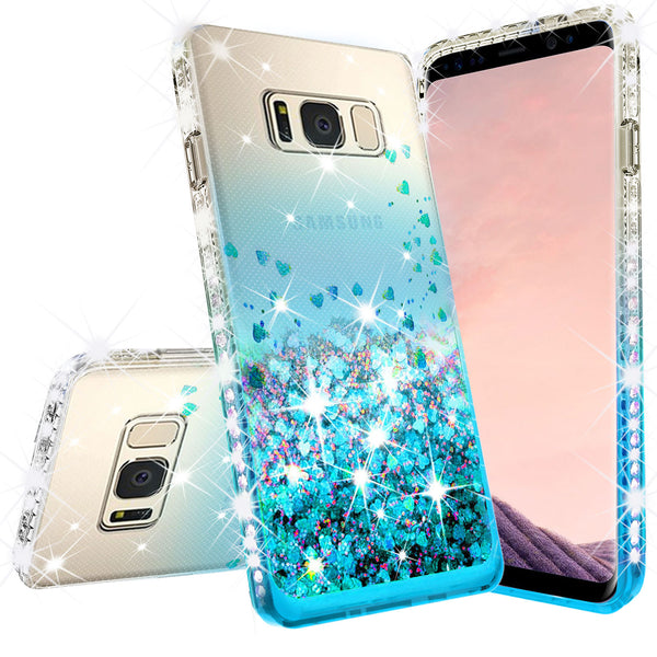 clear liquid phone case for samsung galaxy note 5 - teal - www.coverlabusa.com 