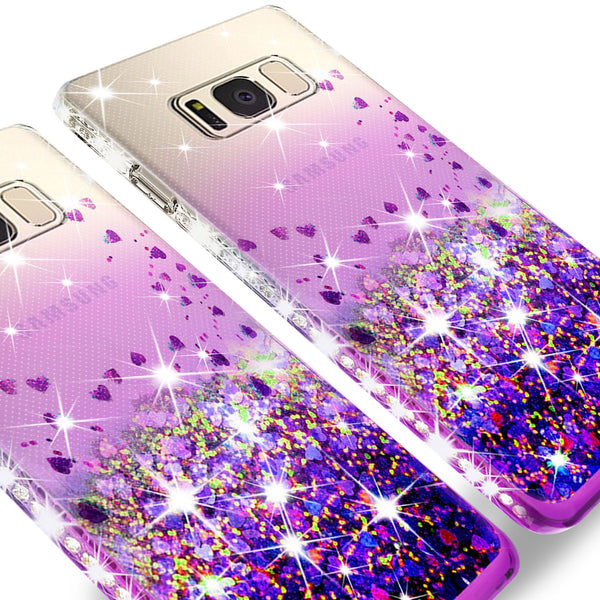 clear liquid phone case for samsung galaxy note 5 - purple - www.coverlabusa.com 