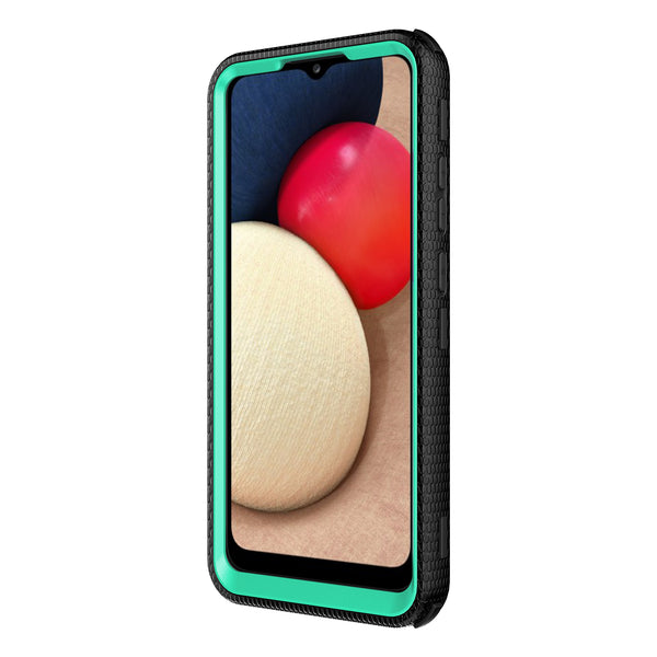 samsung galaxy a32 5g heavy duty holster case - teal - www.coverlabusa.com