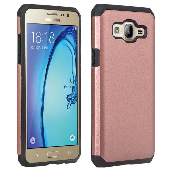 on5 case, galaxy on5 hybrid case - solid rose gold - www.coverlabusa.com