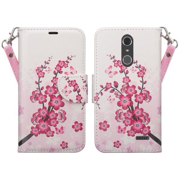 zte grand x4 cherry blossom wallet case - www.coverlabusa.com