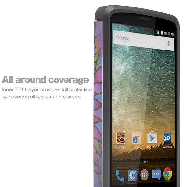 ZTE Ultra | Uhura | Quest Case - rainbow flower - www.coverlabusa.com