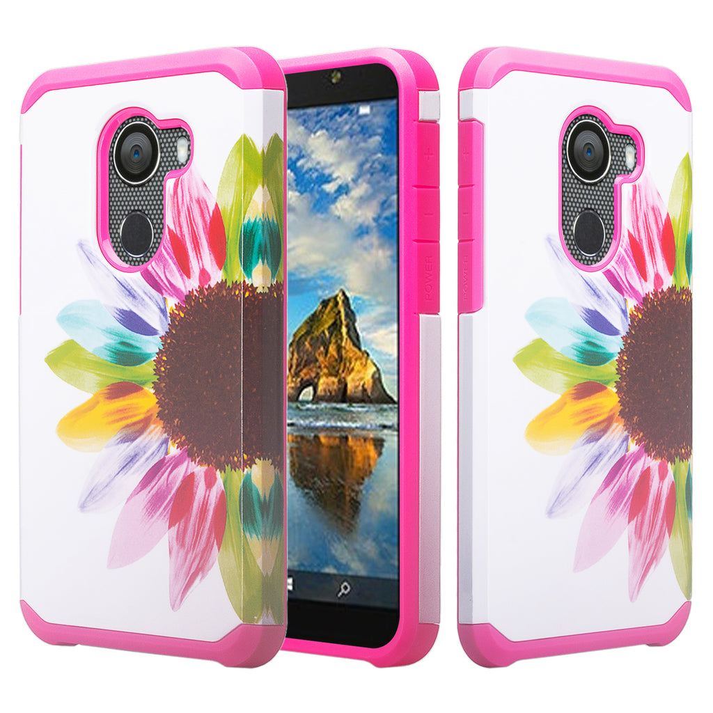 alcatel a30 plus hybrid case - vivid sunflower - www.coverlabusa.com