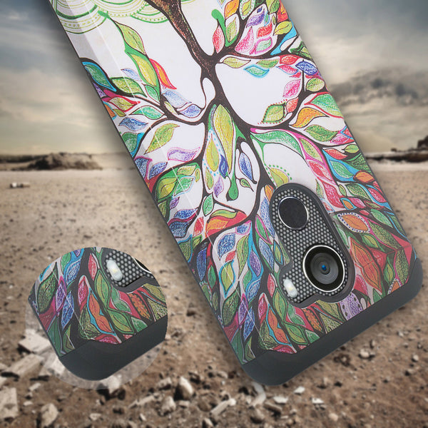 alcatel a30 plus hybrid case - vibrant tree - www.coverlabusa.com