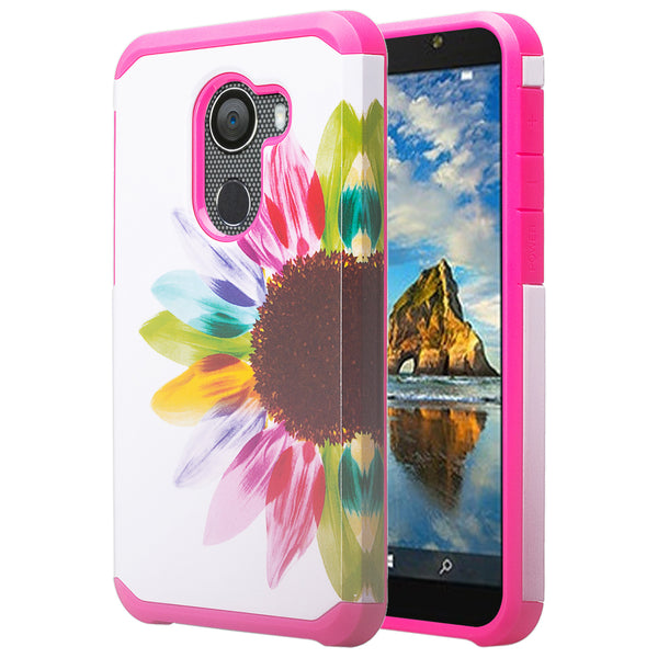 alcatel a30 plus hybrid case - vivid sunflower - www.coverlabusa.com