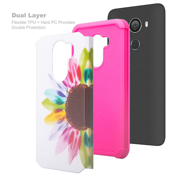 alcatel a30 plus hybrid case - vivid sunflower - www.coverlabusa.com