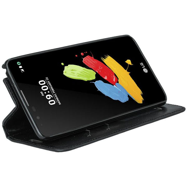 LG Stylo 2 Case, Stylo 2 V Wallet Case - black - www.coverlabusa.com
