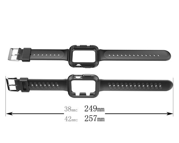Nylon Sport Loop Replacement Strap for iWatch Apple Watch Series 3,Series 2, Series1,Hermes,Nike+- black - www.coverlabusa.com