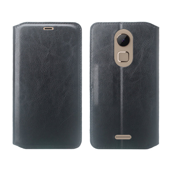 Coolpad REVVL Plus Wallet Case - Black - www.coverlabusa.com