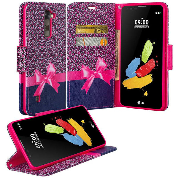 LG Stylo 2 Case, Stylo 2 V, Stylo 2 Plus Wallet Case - cheetah print - www.coverlabusa.com