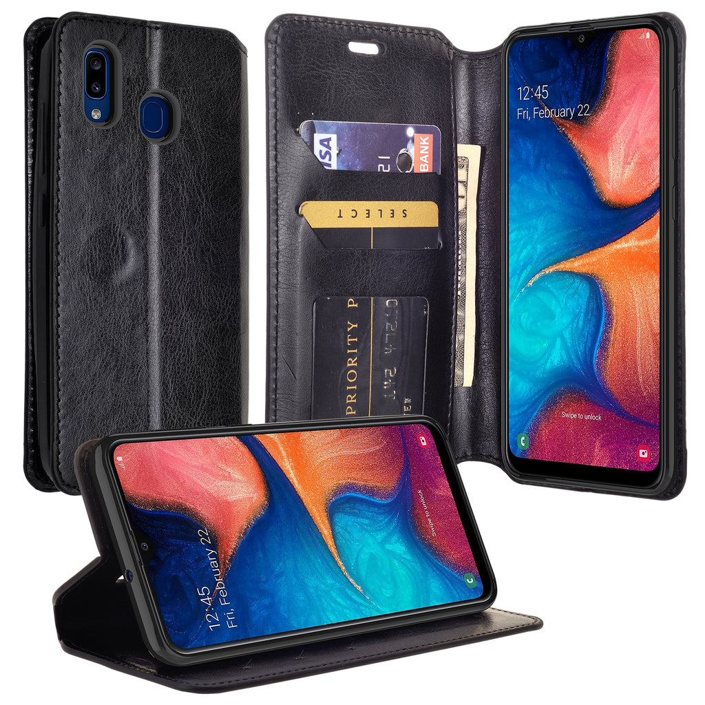 Samsung Galaxy A20 Case Galaxy A20 Wallet Case Pu Leather Wallet