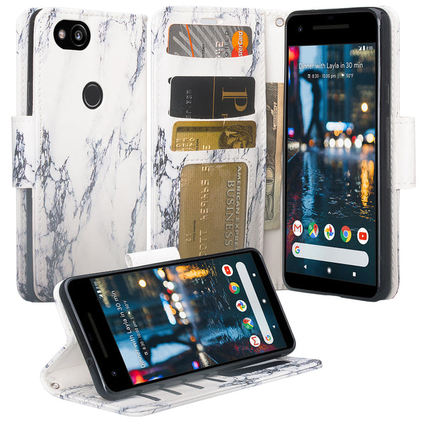 Google Pixel 2 Wallet Case - marble - www.coverlabusa.com