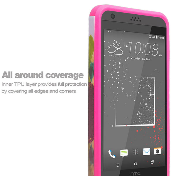 htc desire 555 hybrid case - vivid sunflower - www.coverlabusa.com